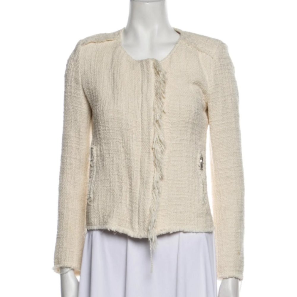 Iro Tweed Pattern Evening Jacket